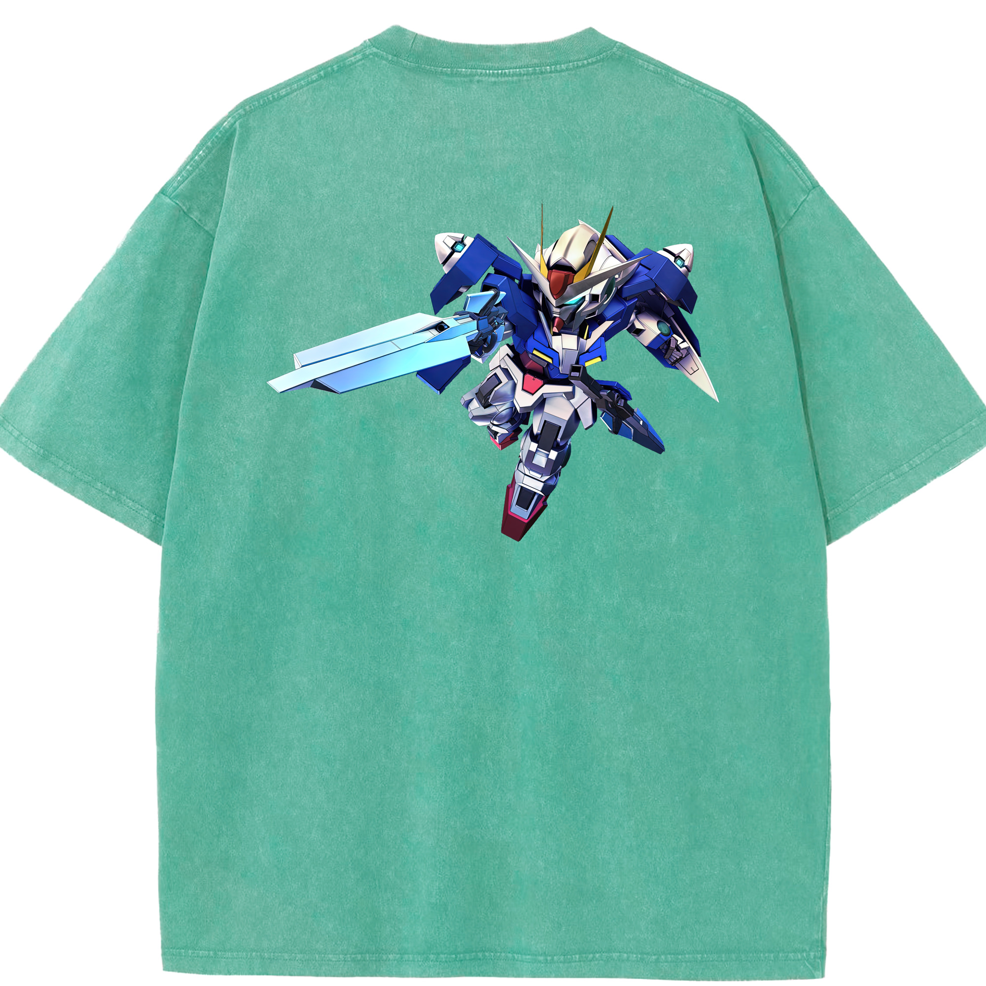 （画像用） 機動戦士ガンダム Mobile Suit Gundam 綿100% ヴィンテージ風 半袖Tシャツ（背面プリント）